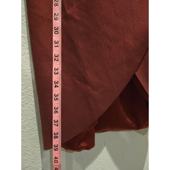 Monique Lhullier Women's Long Sweetheart Formal Dress Size 8 Tulip Hem - Picture 9 of 14